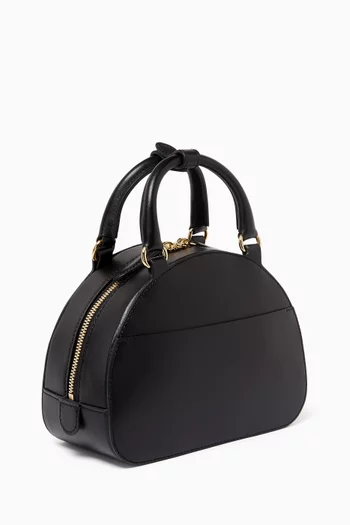 Logo Top Handle Bag in Eco Alter Nappa