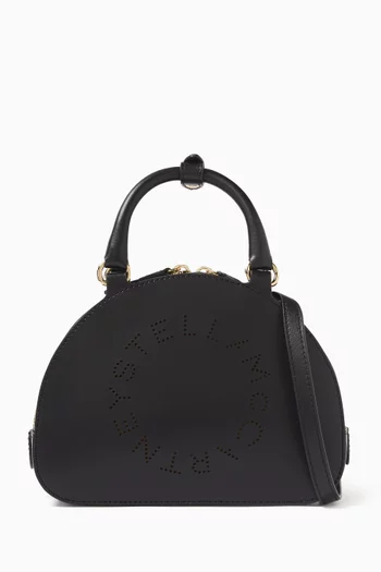 Logo Top Handle Bag in Eco Alter Nappa
