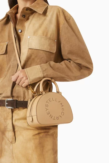 Logo Top-handle Bag in Eco Alter Nappa