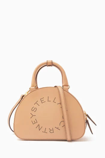 Logo Top-handle Bag in Eco Alter Nappa
