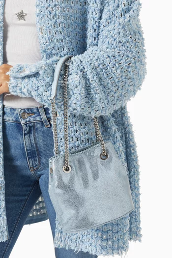 Falabella Bucket Bag in Shaggy Deer Fabric