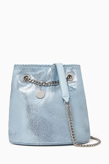 Falabella Bucket Bag in Shaggy Deer Fabric