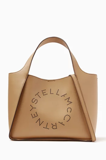 Stella Logo Crossbody Bag in Eco Alter Grained Mat