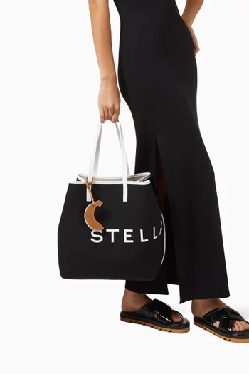 Logo Tote Bag in Bananatex® Canvas