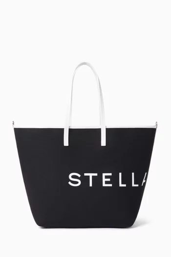 Logo Tote Bag in Bananatex® Canvas