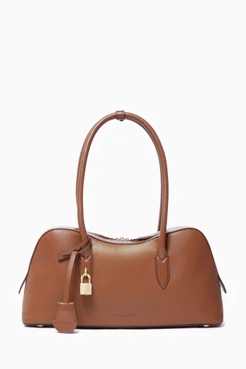 Medium Ryder Shoulder Bag in Grained Eco Mat Leather