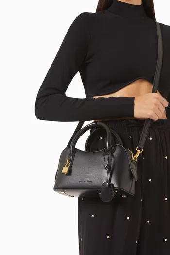 Small Ryder Shoulder Bag in Grained Eco Mat Leather