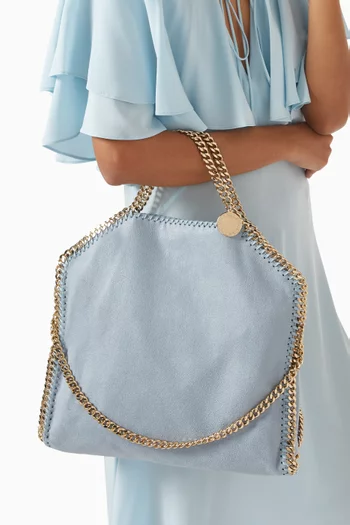 Falabella Fold-over Tote Bag in Eco Shaggy Deer