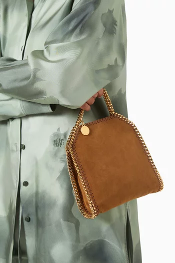 Tiny Falabella Tote Bag in Eco Alter Suede