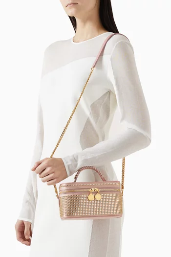 Falabella Crystal Vanity Case in Eco Shaggy Deer