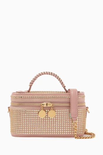 Falabella Crystal Vanity Case in Eco Shaggy Deer