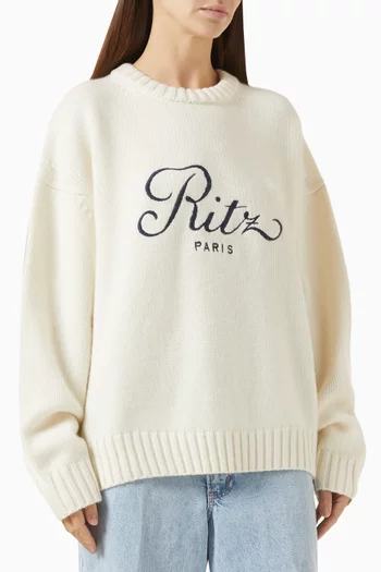 سترة كشمير للجنسين فريم دينم × فندق الريتز