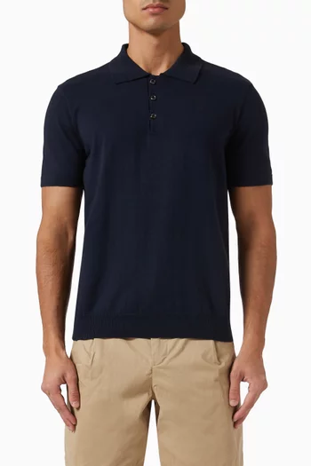 Gregory Polo Shirt in Cashmere-blend