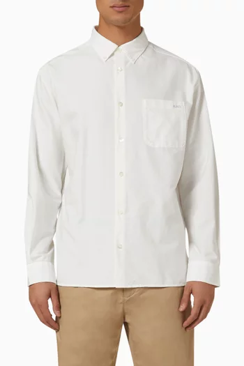 قميص  ماتيو بشعار الماركة قطن