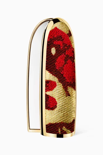 علبة أحمر شفاه روج جي بمرآة مزدوجة درجة ميستيك ريد