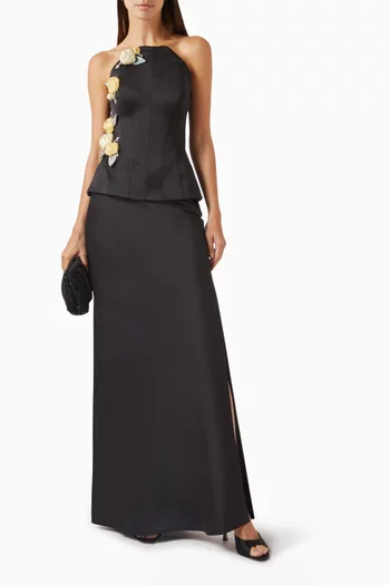 Slit Maxi Skirt
