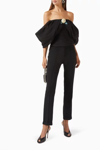 The Garden Renaissance Top in Organza