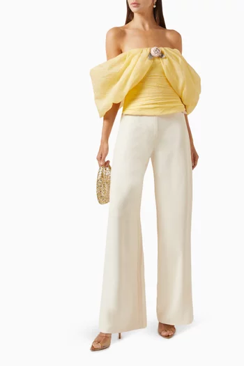 The Garden Renaissance Top in Organza