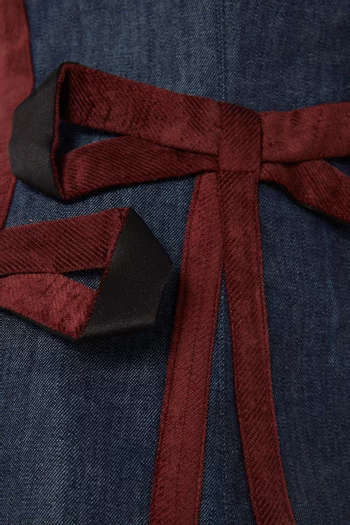 Leo Waistcoat in Denim