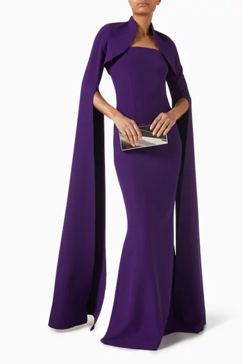 Amari Dress & Soshin Bolero Set in Crepe