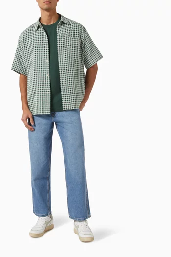 Checkered Buttoned Shirt in Cotton