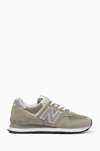 574 Low-top Sneakers in Suede & Mesh