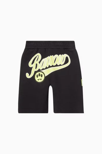 Graphic-print Sweatshorts in Cotton