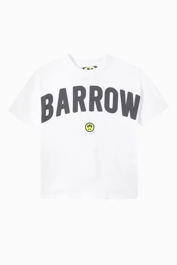 Logo-print Crew Neck T-shirt in Jersey