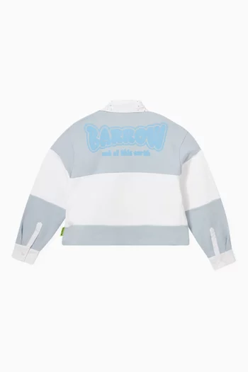 Striped Sweatshirt in Cotton