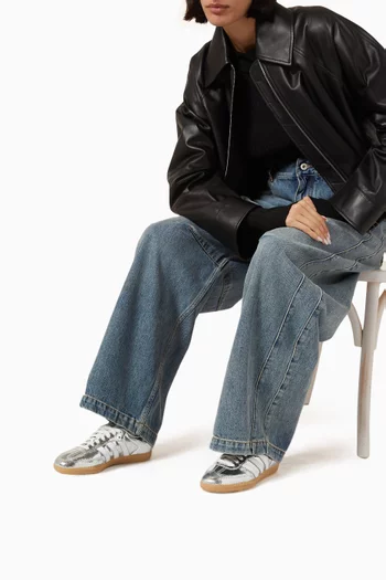 سنيكرز سامبا او جي جلد لامع