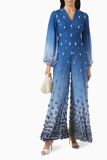 All-over Embellished Jumpsuit