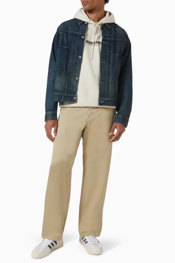 Type-2 Jacket in Washed Denim