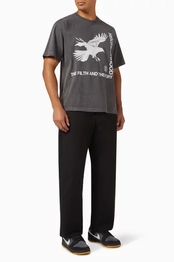 Graphic Logo-print T-shirt in Cotton