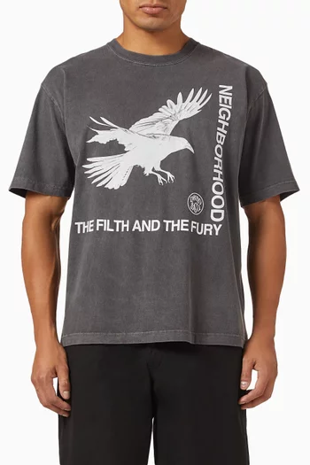 Graphic Logo-print T-shirt in Cotton