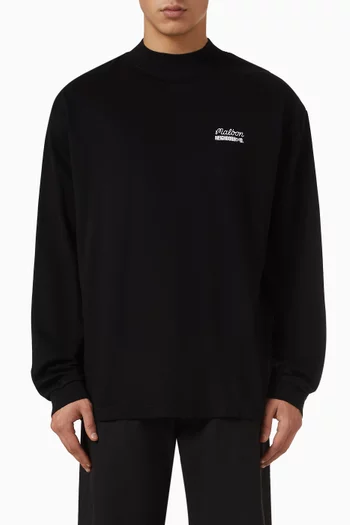 x Malbon Gold Long-sleeved T-shirt in Cotton