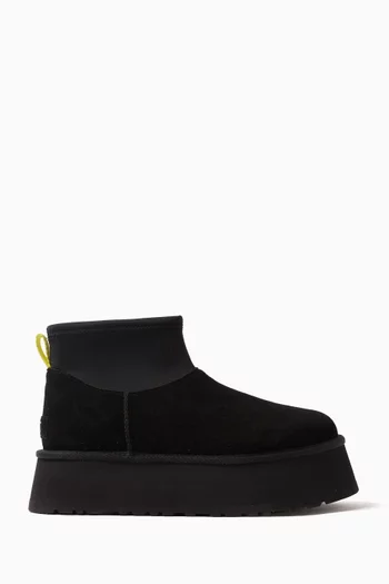 Classic Mini Dipper Boots in Suede