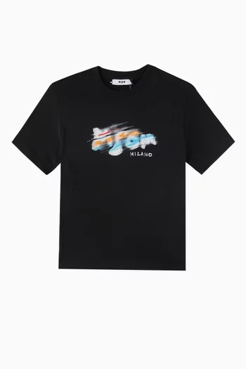 Logo T-shirt in Cotton Jersey