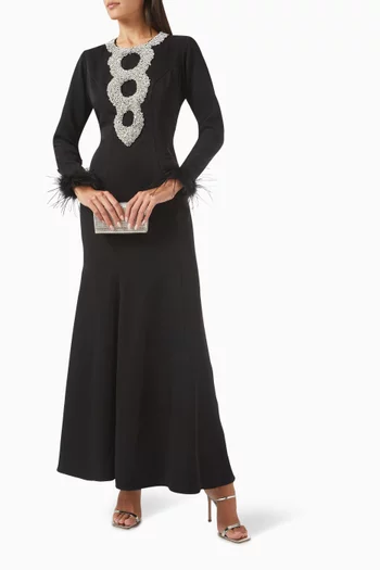 Embellished Maxi Dress