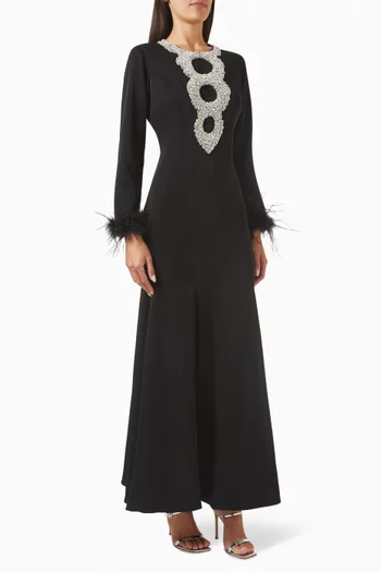 Embellished Maxi Dress