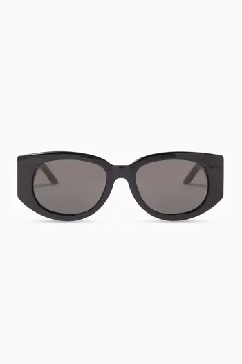 Memphis Oval Sunglasses in Acetate