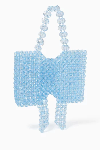 Beaded Top Handle Bag