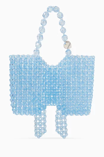 Beaded Top Handle Bag