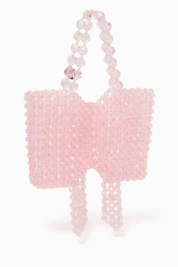 Beaded Top-handle Bag