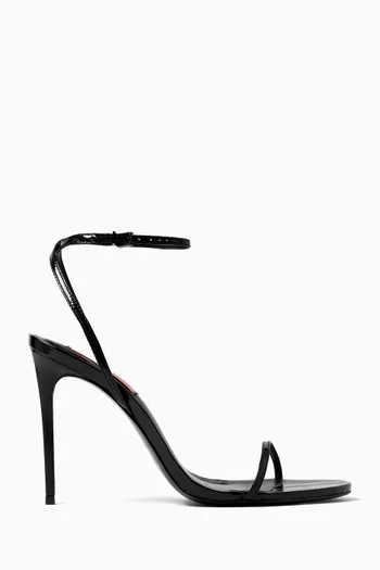 x Malu Strappy Sandals in Patent Leather