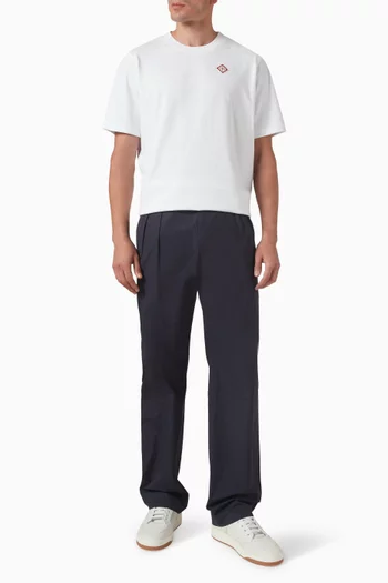 Diamond Logo Patch T-shirt in Organic Cotton
