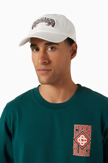 Gothic Logo Cap in Cotton