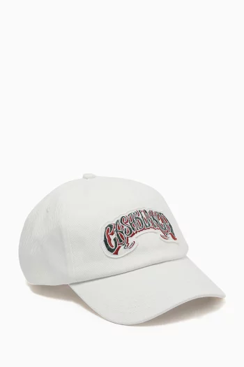 Gothic Logo Cap in Cotton