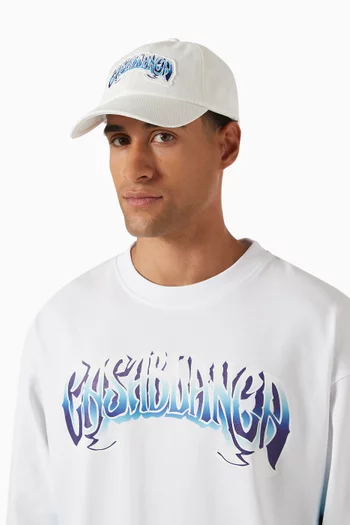 Gradient Logo Patch Cap in Cotton