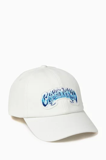 Gradient Logo Patch Cap in Cotton