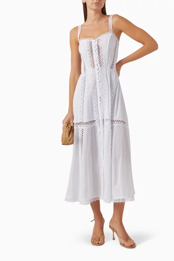 Dafelle Handkerchief-hem Dress